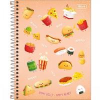 Caderno Espiral Capa Dura Universitário 1 Matéria Taste 80 Folhas Tilibra Laranja - 1