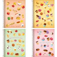 Caderno Espiral Capa Dura Universitário 1 Matéria Taste 80 Folhas Tilibra Amarelo - 2