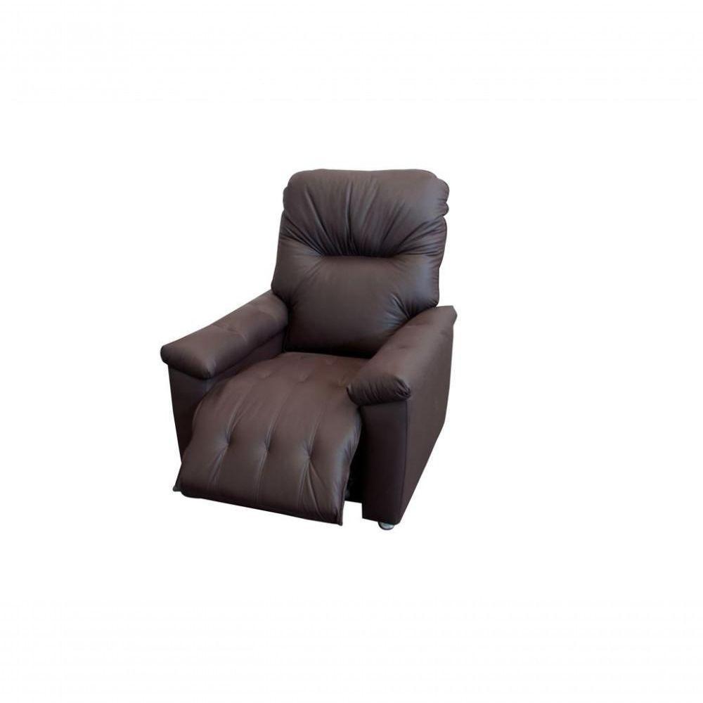 Poltrona Do Papai Reclinável Virtus - Marrom Corino - 5