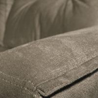 Sofá Cama Casal Reclinável Drika - Veludo Turkey Castor - 7