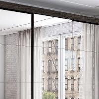 Guarda Roupa Casal Isabela Master Com Espelho 3 Portas De Correr 4 Gavetas Carioca Moveis Preto - 9