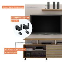 Estante Home Star Para Tv Até 60 Polegadas 1 Porta Off White/cinamomo Valdemóveis