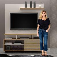 Estante Home Star Para Tv Até 60 Polegadas 1 Porta Off White/cinamomo Valdemóveis - 6