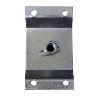 Kit 4 Chapinhas Elevada Com Tubo Pés Palito 5/16 Zincada - 3