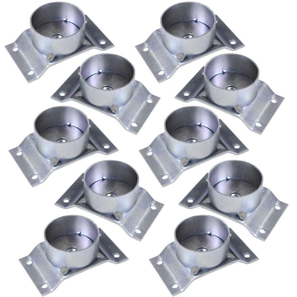 Kit 10 Chapinhas Elevada Com Tubo Pés Palito 5/16 Zincada - 7