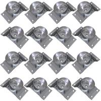 Kit 16 Chapinhas Inclinada 10º Tubo Pés Palito 5/16 Zincada - 6