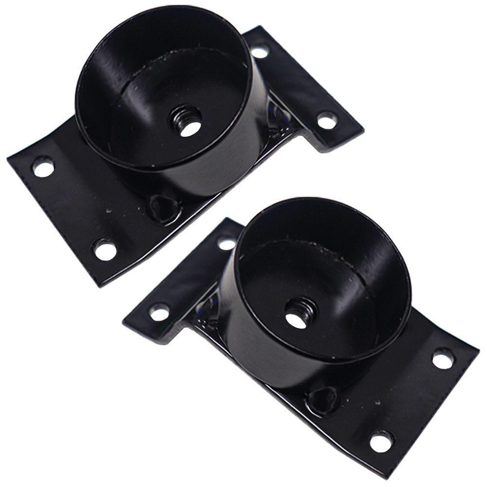 Kit 2 Chapinhas Inclinada 15º Com Tubo Pés Palito 5/16 Preta - 1