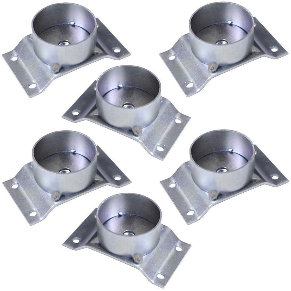 Kit 6 Chapinhas Elevada Com Tubo Pés Palito 5/16 Zincada - 1