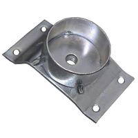 Kit 12 Chapinhas Inclinada 10º Tubo Pés Palito 5/16 Zincada