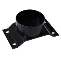 Kit 4 Chapinhas Elevada Com Tubo Pés Palito Rosca 5/16 Preto