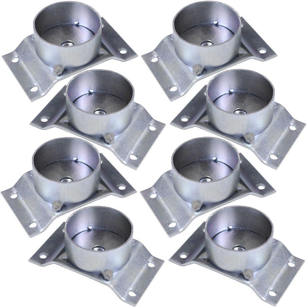 Kit 8 Chapinhas Elevada Com Tubo Pés Palito 5/16 Zincada - 1