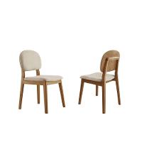 Kit 2 Cadeiras Siena - Móveis Minas Linho Cinza - 3