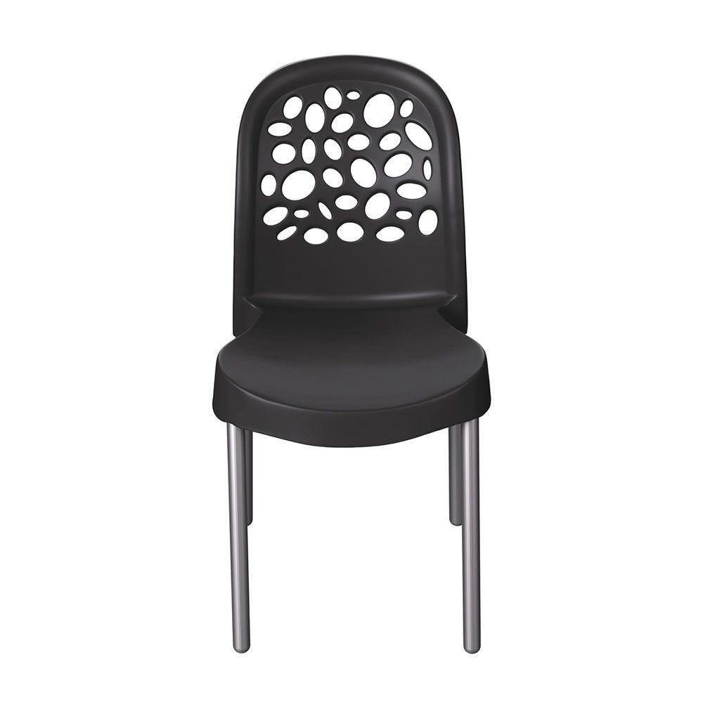 Cadeira Deluxe Forte Plástico Preto - 3