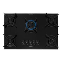 Cooktop A Gás Fischer 5 Bocas Fit Line Preto Trempe Iron Bivolt - 1