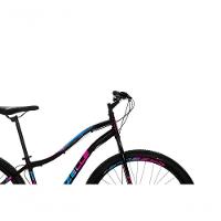 Bicicleta Cazelle Veneza Aro 29, Quadro 15.5, Freio A Disco Dianteiro E Traseiro, 21 Marchas Preto/adesivo Azul/vermelho - 2