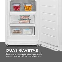 Freezer Vertical Midea 1 Porta 196L 2 Em 1 Branco MDRU276FZA011 110V - 6