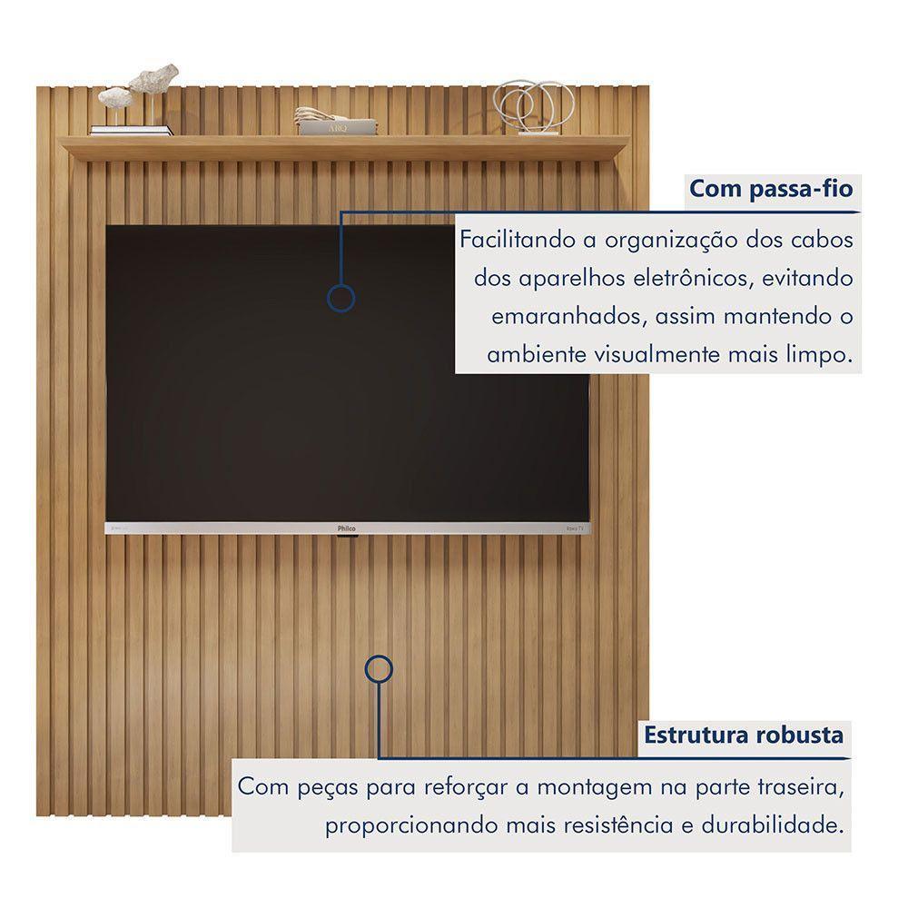 Painel Suspenso 182,8 Cm Vitória 100% Mdf Cinamomo - 3