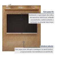 Painel Suspenso 182,8 Cm Vitória 100% Mdf Cinamomo - 3