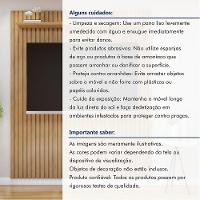 Painel Suspenso 182,8 Cm Vitória 100% Mdf Cinamomo - 9