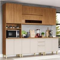 Armário Aéreo 2 Portas Ripadas 80cm Requinte Henn Nature - 5