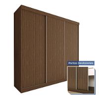 Guarda Roupa Casal Cronos 3 Pts De Correr 4 Gavetas Minastex Freijó - 7