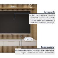 Painel Suspenso 227,6 Cm Com Nicho Vitória 100% Mdf Cinamomo/off White - 3