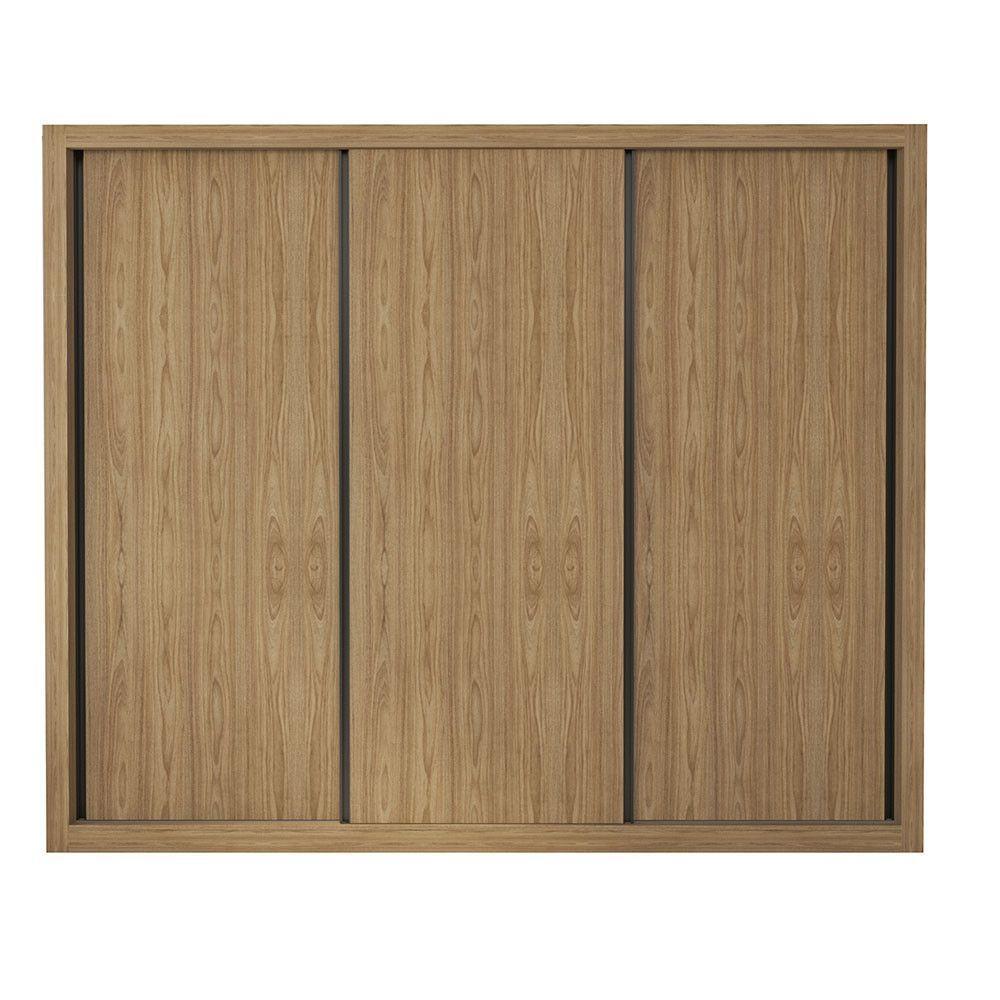 Guarda Roupa Casal Nápoli 3 Portas 6 Gavetas Minastex Carvalho - 3