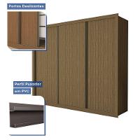 Guarda Roupa Casal Nápoli 3 Portas 6 Gavetas Minastex Freijó - 8