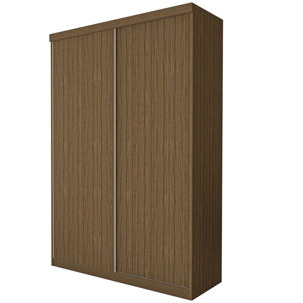 Guarda Roupa Solteiro Kiara 2 Portas De Correr Minastex Freijó - 2