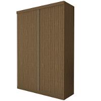 Guarda Roupa Solteiro Kiara 2 Portas De Correr Minastex Freijó - 2