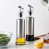 Porta Azeite Vinagre Com Dosador 300ml Inox Premium