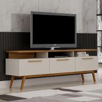 Rack Para Tv São Paulo Até 70 Polegadas 1 Porta Valdemóveis Off White Com Cinamomo - 1