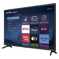 Smart TV 42” Britânia BTV42G6FR2CP Roku TV Dolby Audio Bivolt