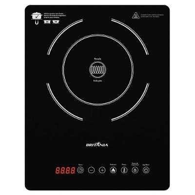 Cooktop De Indução Britânia Portátil 1 Queimador BCT14P Bivolt