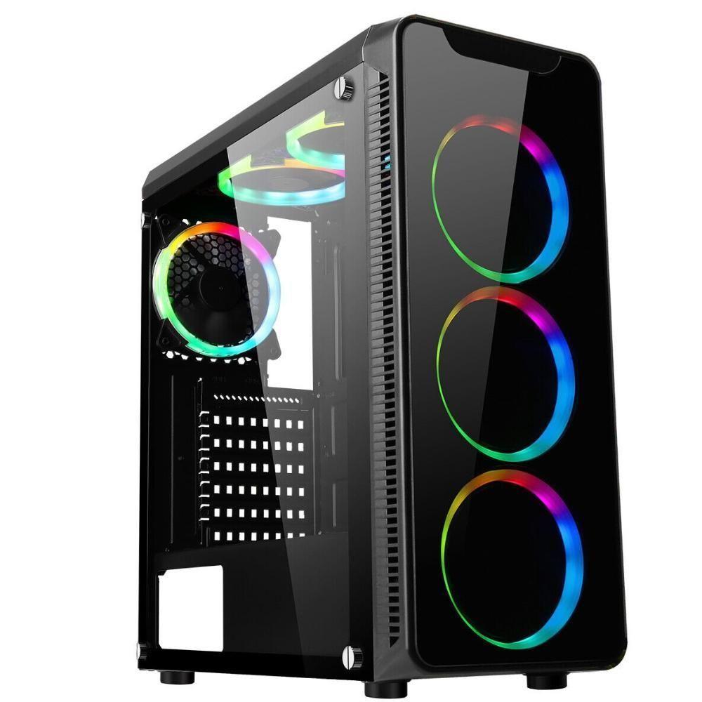 Pc Gamer 3green Completo AMD Ryzen 5 5600g Gráficos Radeon Vega 7 16GB DDR4 SSD 256GB Monitor 21.5 75hz Force 3F-009 - 2