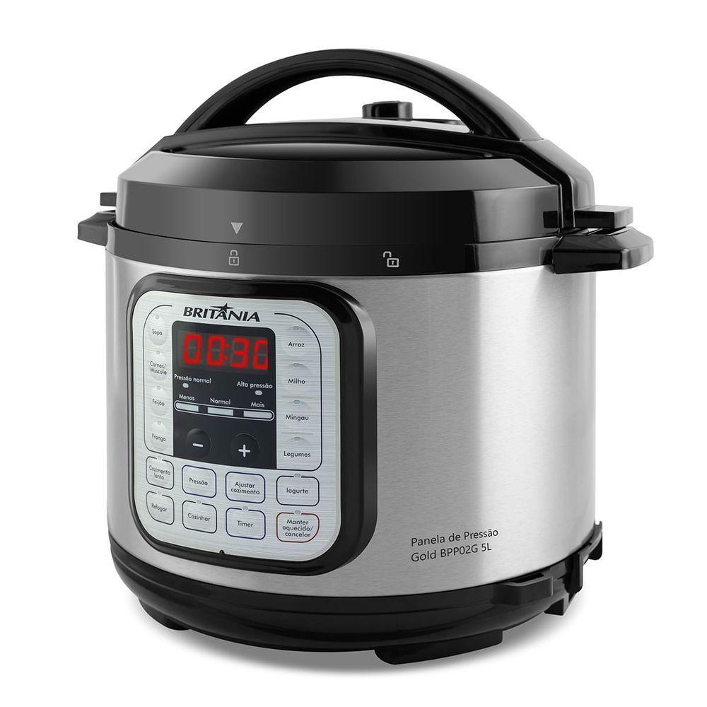 Panela De Pressão Britânia BPP02G Gold 5L 900W 220V - 2