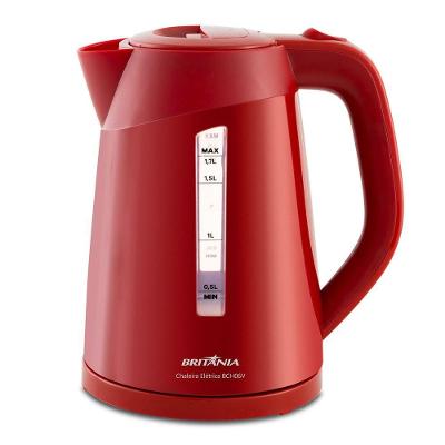 Chaleira Elétrica Britânia BCH06V 1200W 1,7L com Jarra sem Fio e Base Giratória 360° 220V