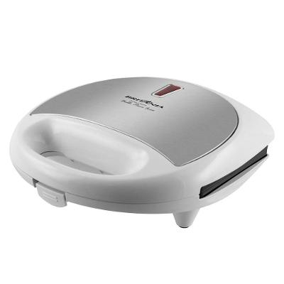 Sanduicheira Britânia Bello Pane Inox Placas Antiaderentes 750W Branco 220V