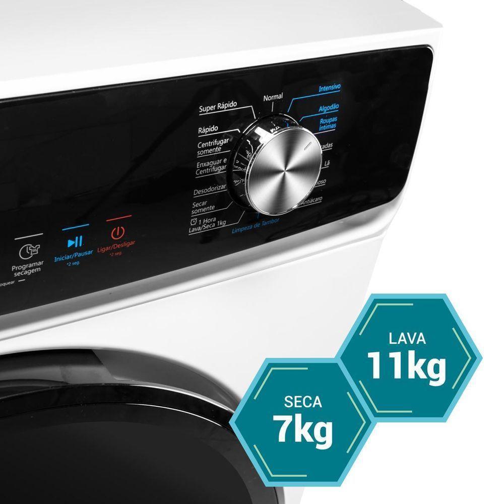 Lava E Seca 11kg Philco Inverter Plus 16 Programas PLS10B 110V - 7