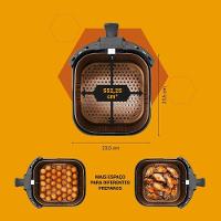 Air Fryer Philco 5,5L Cesto Quadrado 1500W PAF55A 220V