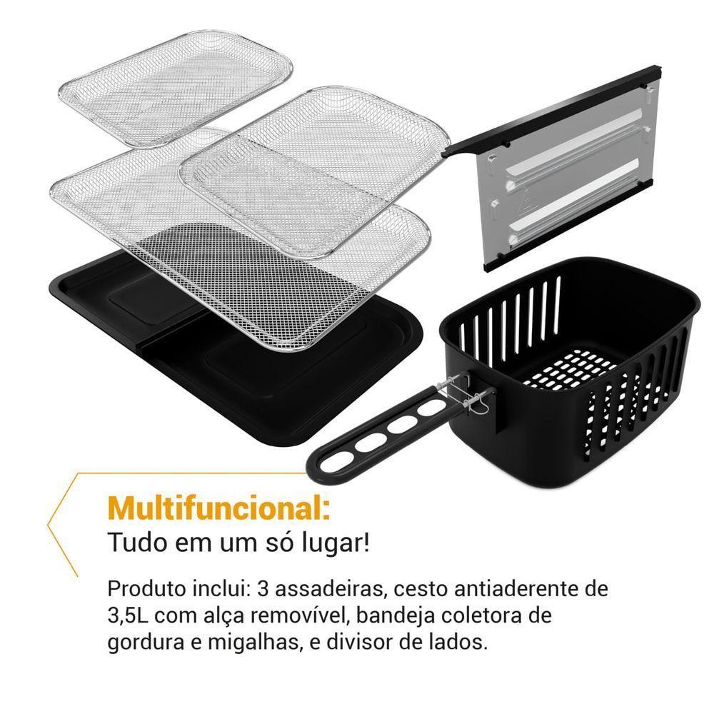Air Fryer Philco 14L 4 Em 1 Painel Digital PAF14A 110V - 5