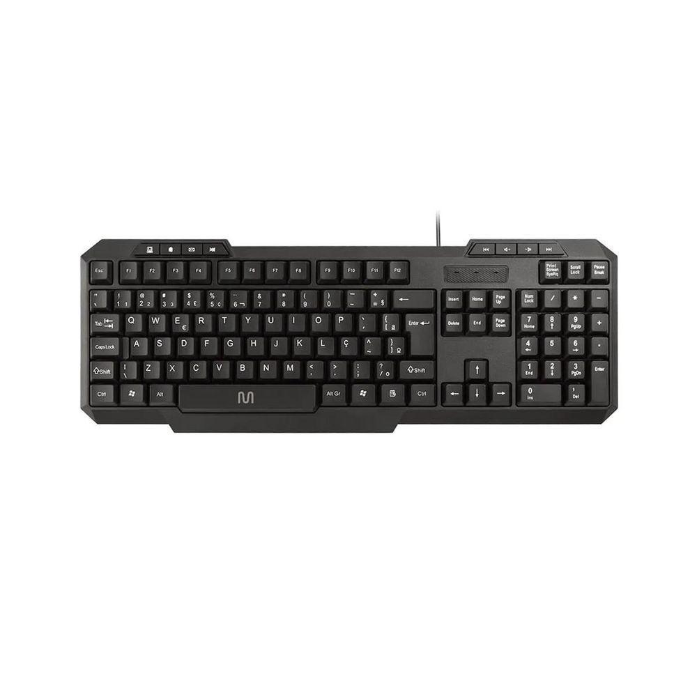 Teclado Com Fio C- Cabo De 130cm Preto Tc206 - 2
