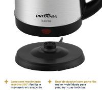 Chaleira Elétrica Britânia 1,8L Inox BCHE18A 220V