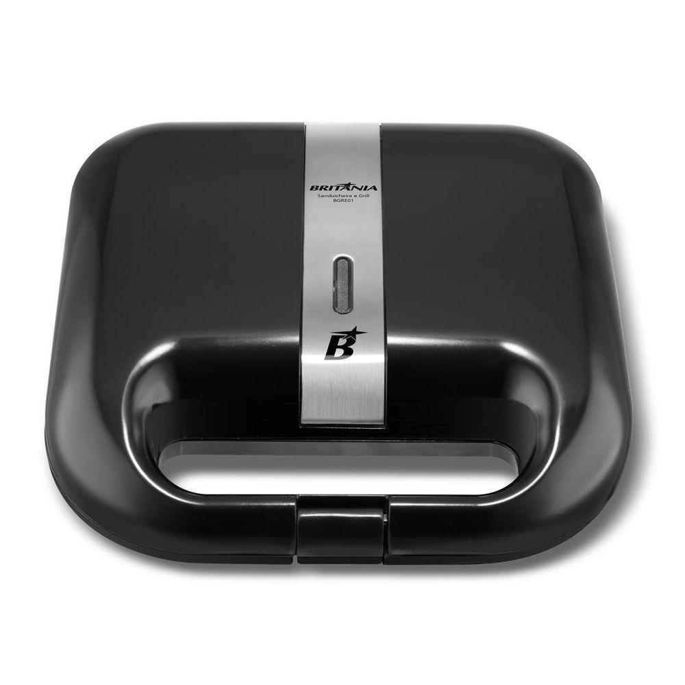 Sanduicheira E Grill Britânia 2 Em 1 750W BGRE01 220V - 1