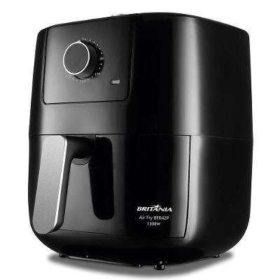 Fritadeira Air Fryer Britânia BFR42P 3L 1300W Preto com Timer 60 Minutos 220V