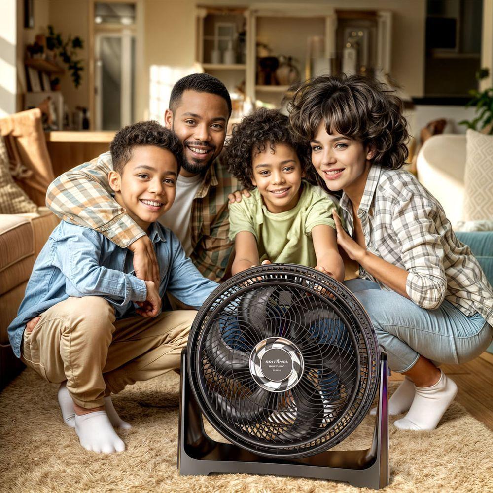Ventilador Circulador Britânia 160W 3 Velocidades BCA40A 220V - 6