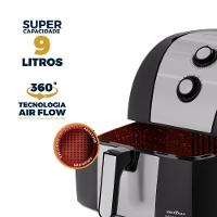 Air Fryer Britânia 9L 2000W Antiaderente Redstone BAF90A 220V
