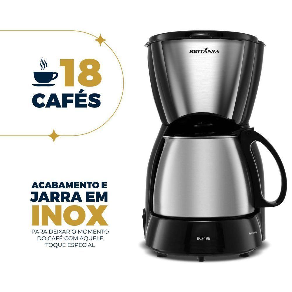 Cafeteira Britânia 18 Cafezinhos BCF19B 550W 220V - 2