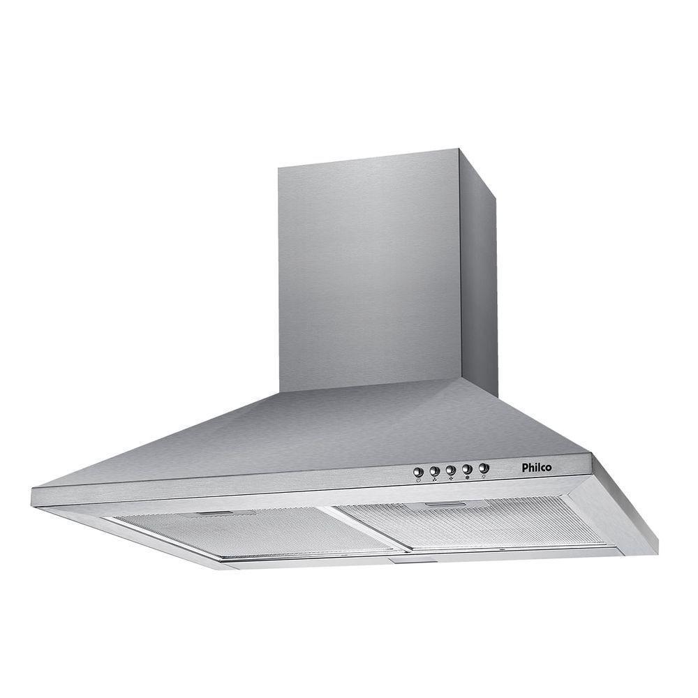 Coifa Pirâmide Philco 60cm Inox Depurador E Exaustor PCO62I 220V - 2