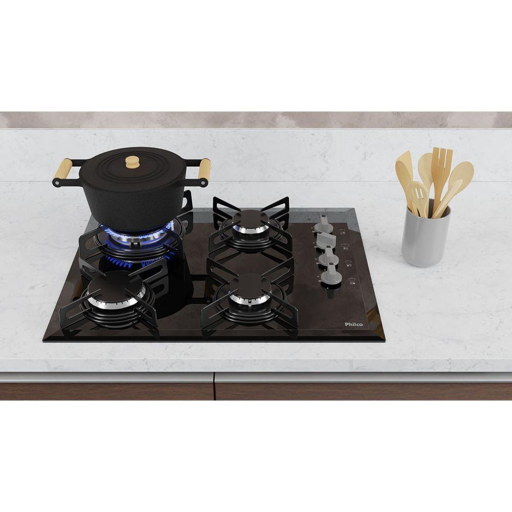 Cooktop A Gás Philco 4 Queimadores Cook Chef 4 TC Bivolt - 5